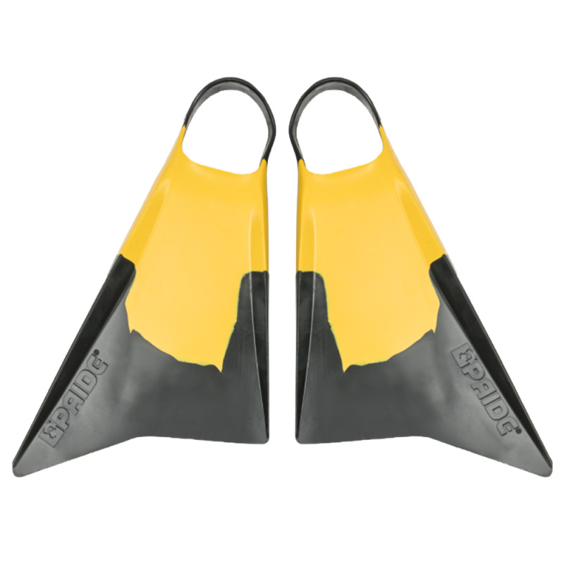 Palmes bodyboard the vulcan v2 gris jaune noir