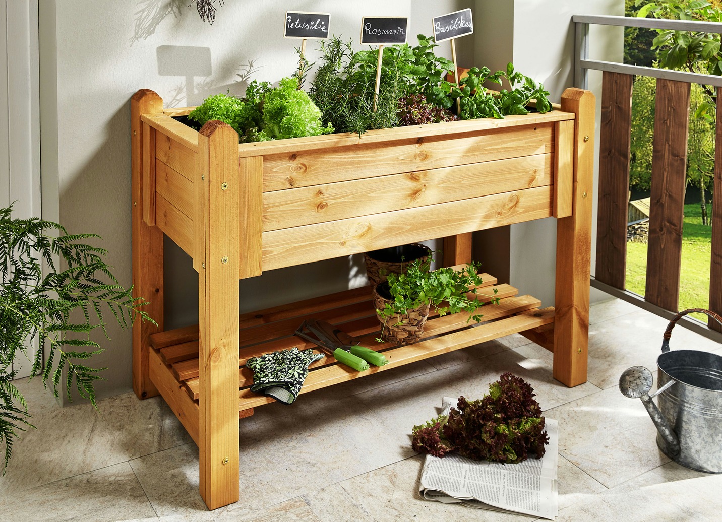 Hochbeet aus Kiefernholz
