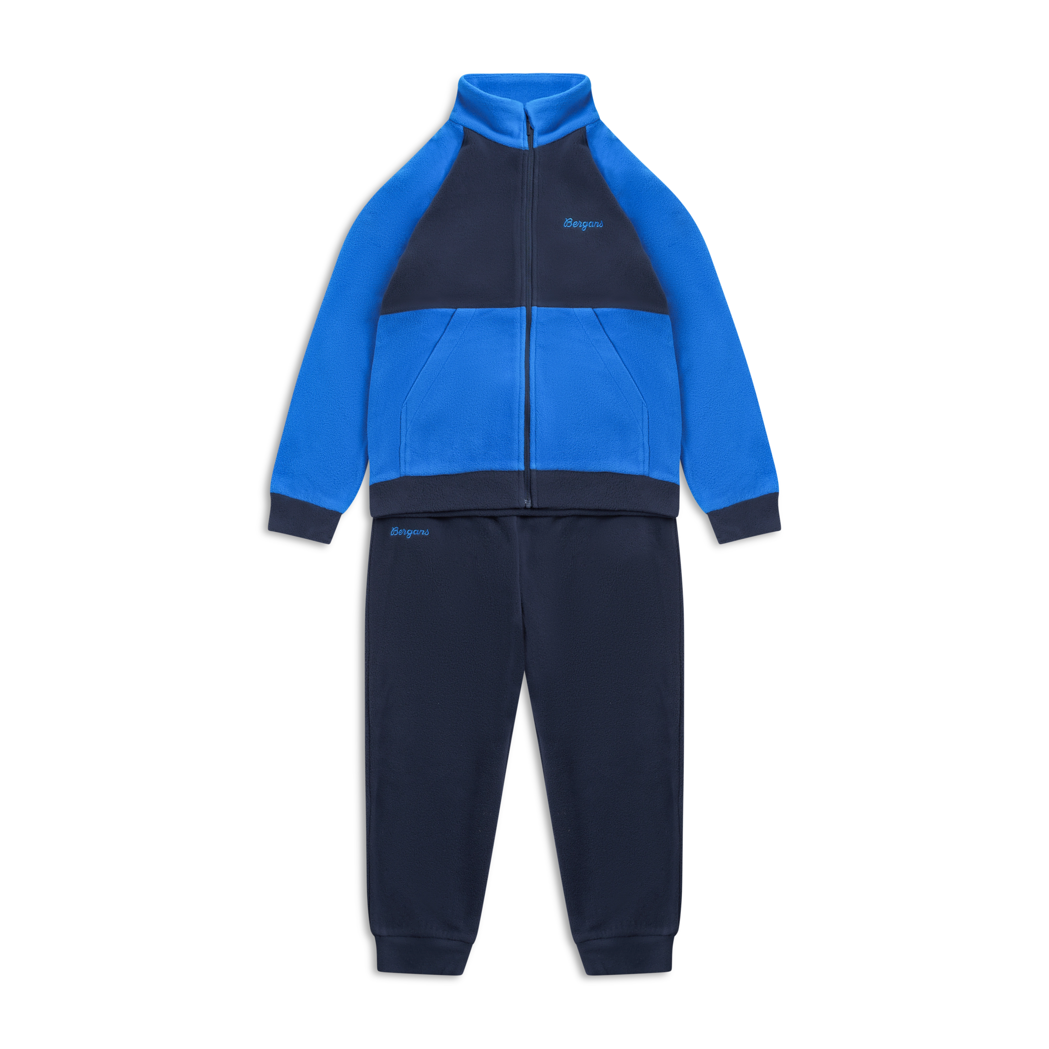 Lilletind Fleece Set Kids Olympic Blue / Navy Blue