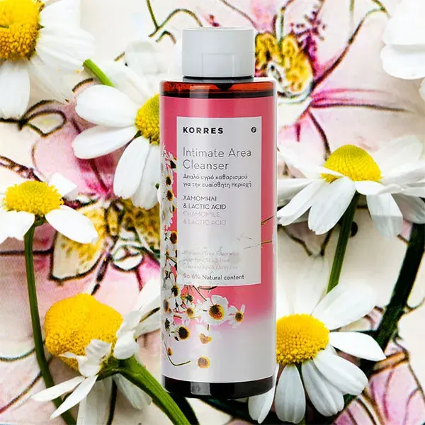 Gel de limpeza íntima espumante Korres Camomila 250ml
