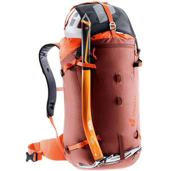 Sac à dos alpinisme DEUTER GUIDE 30 REDWOOD-PAPAYA