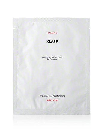 KLAPP Hyaluronic Multi Level Performance Triple Action Moisturizing Sheet Mask 3x20ml