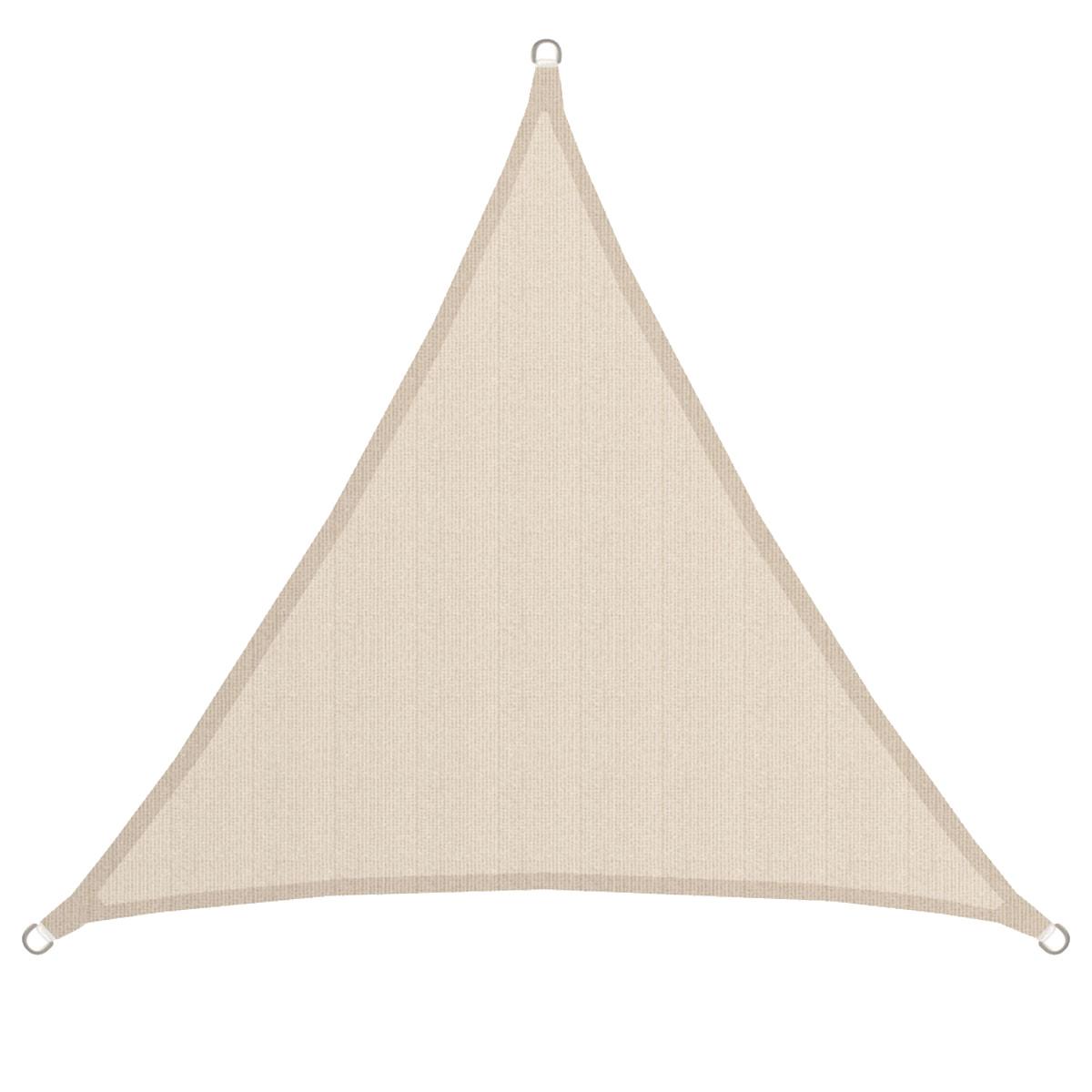AMANKA 3 x 3 x 3 HDPE schaduwdoek - Beige