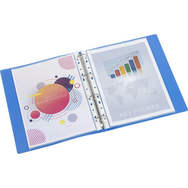Classeur souple A4 - Dos 3,5 cm - Polypropylène - PROPYGLASS - Viquel - 25,5 x 31,5 x 3,5 cm