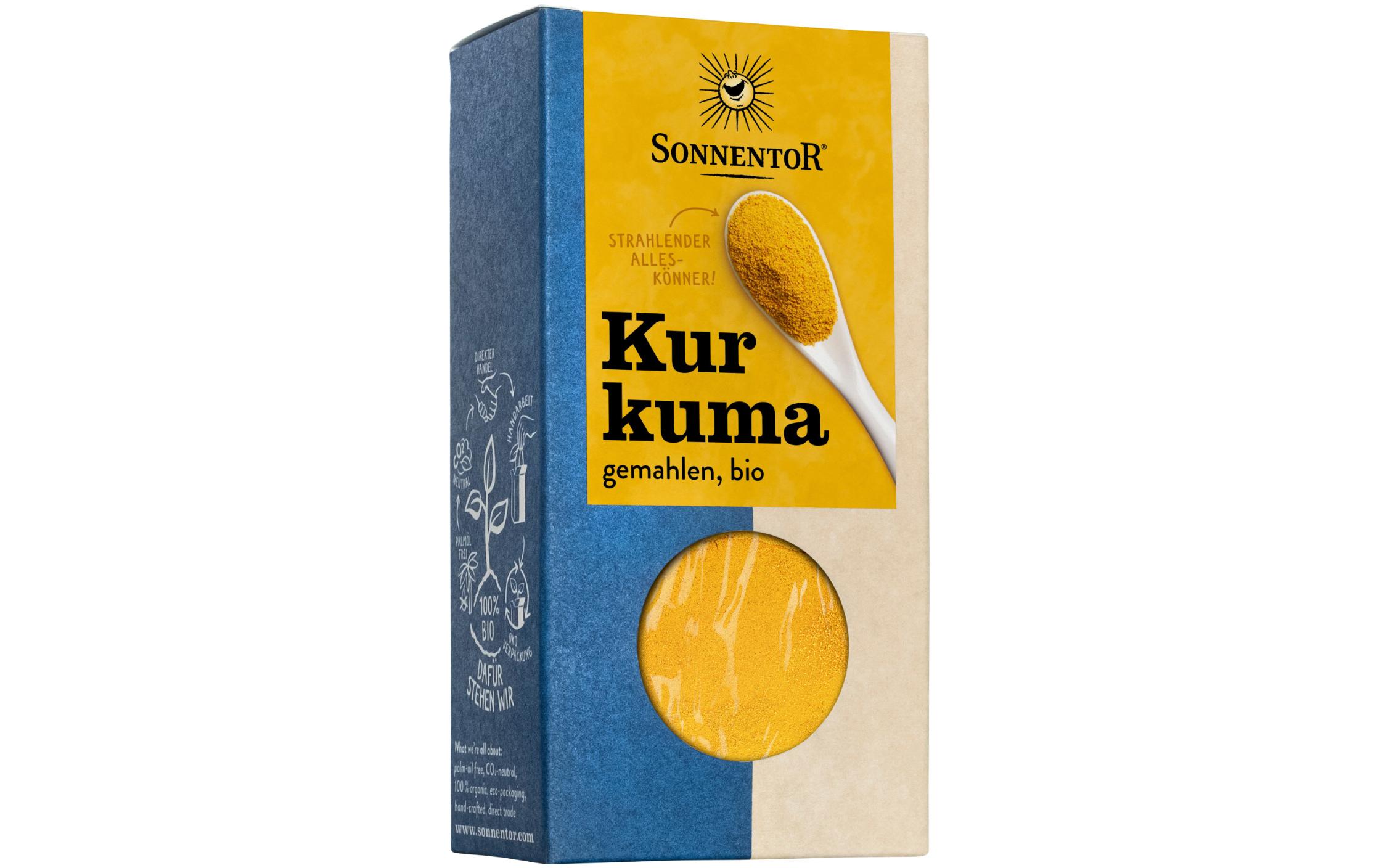 Gewürz Bio Kurkuma gemahlen Beutel 40 gKurkumapulver in Bio-Qualität