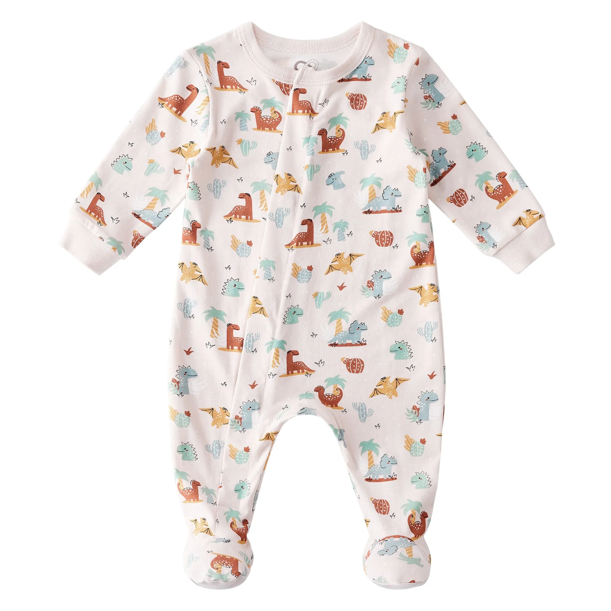 Collé-Collé Pyjama Magnétique Dinos Prématuré - 12mois