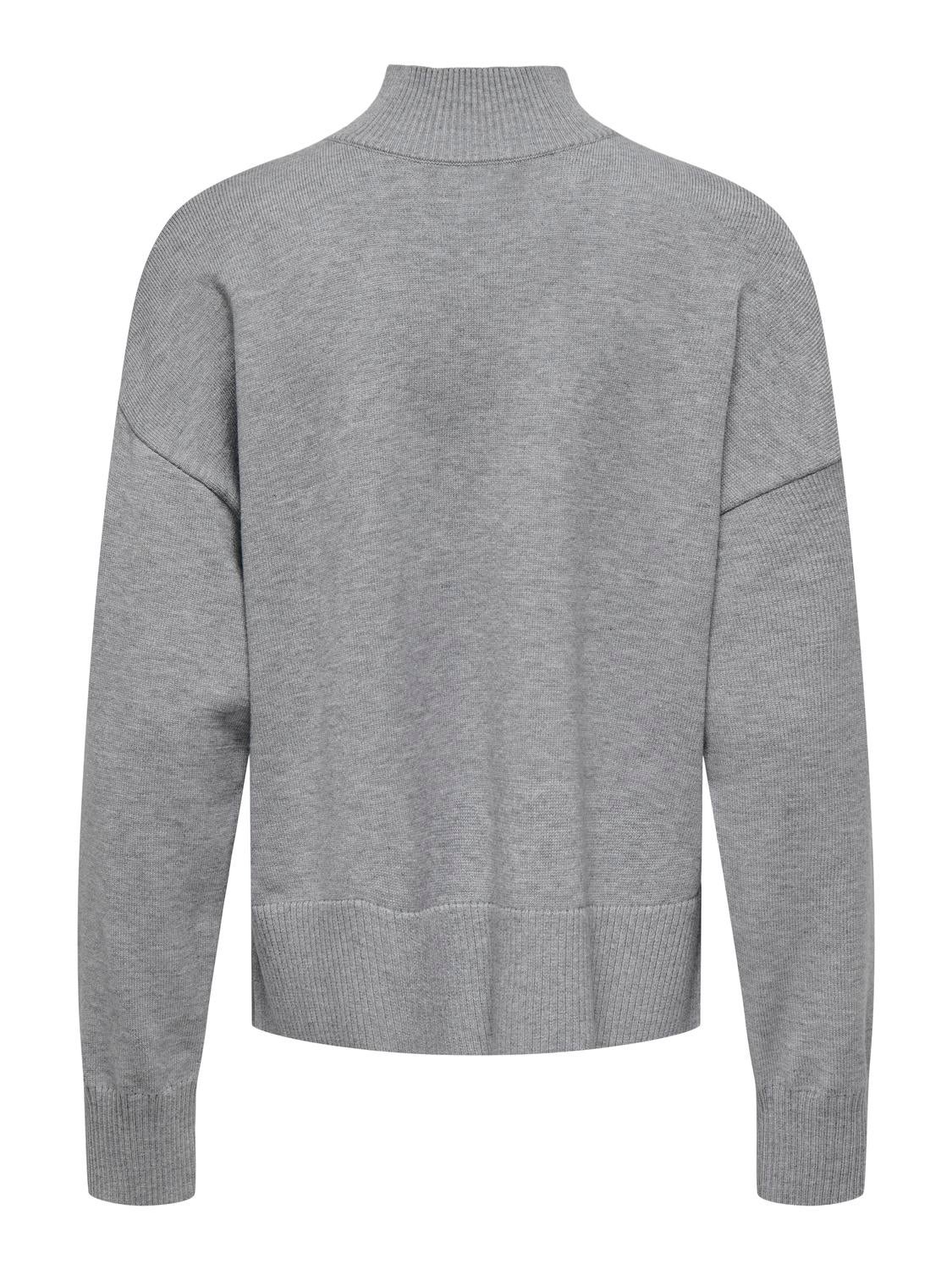 ONLBARI Strickpullover Medium Grey Melange