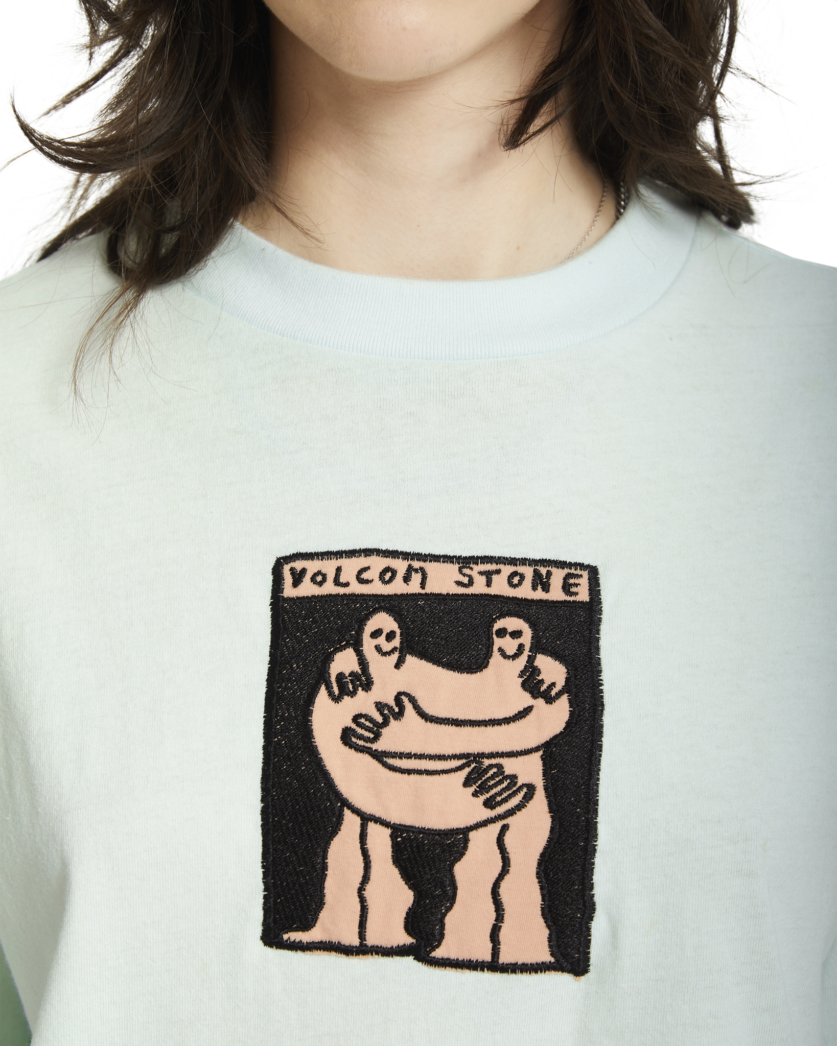Volcom Downtown Tee Cloud Blue