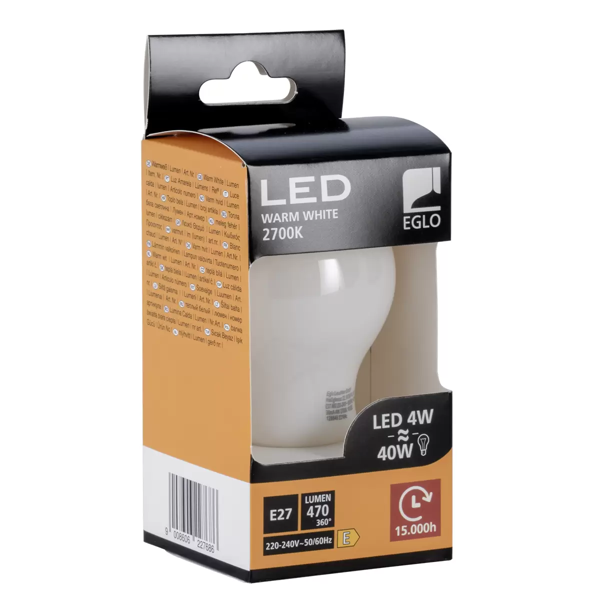 LED-Leuchtmittel Window E27 weiss