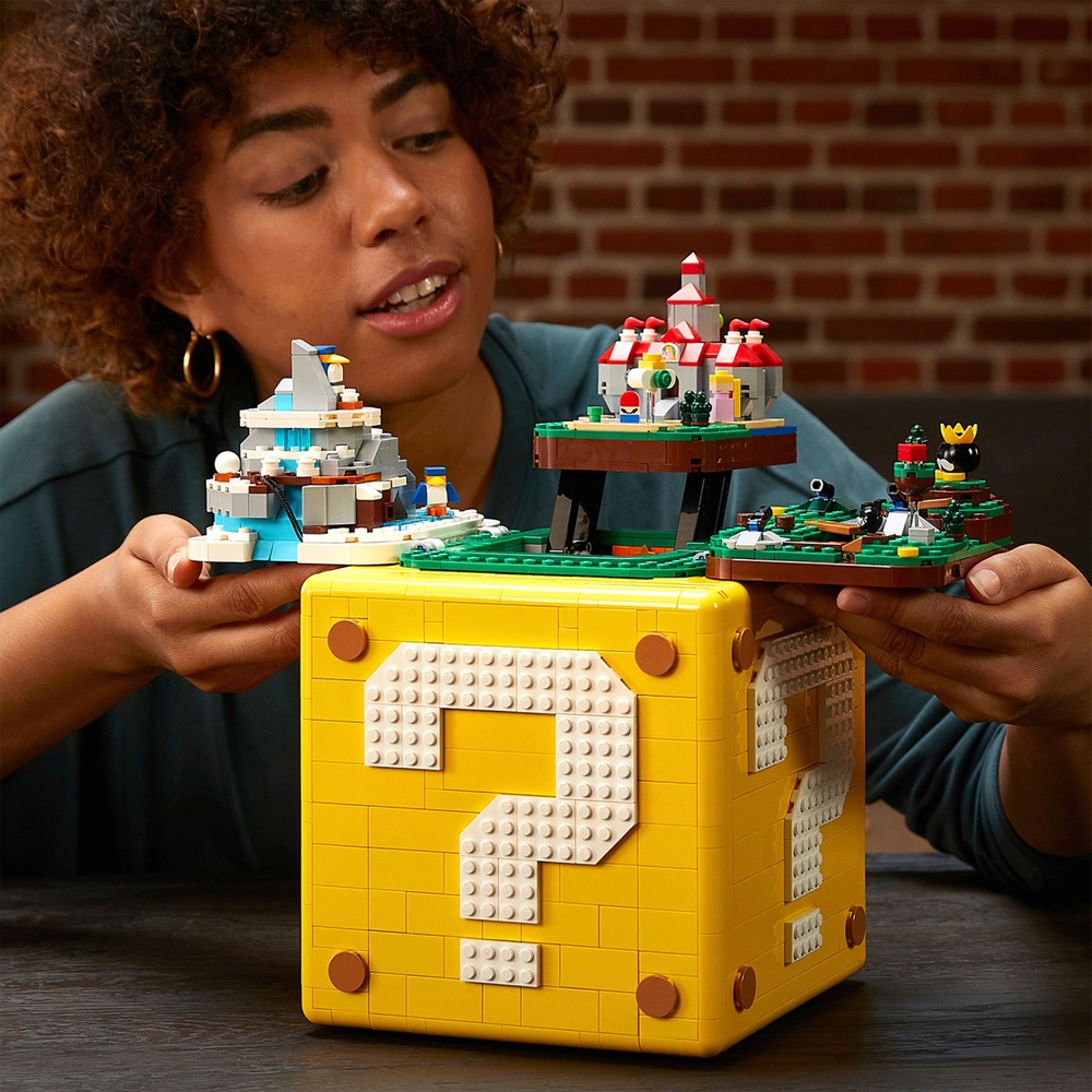 LEGO Super Mario 71395 64-teiliges Fragezeichen-Bausteinset für Erwachsene
