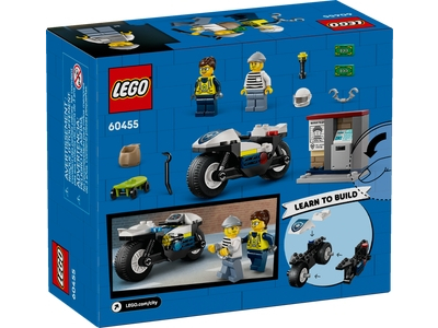 LEGO Achtervolging op politiemotor (60455)