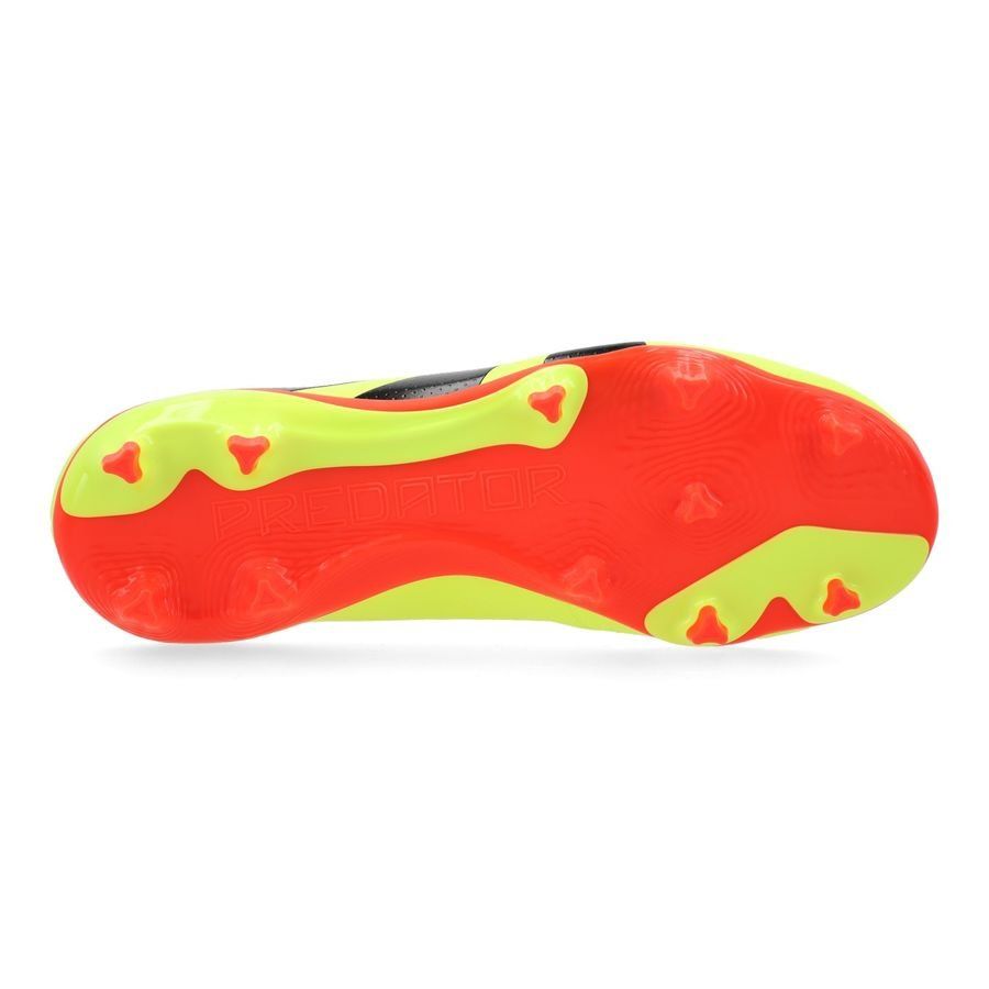 adidas Predator League FG Energy Citrus - Jaune/Noir/Rouge Enfant