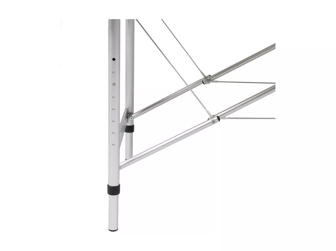 Table pliable de massage blanche 186 x 68 x 59 cm 02_0001877