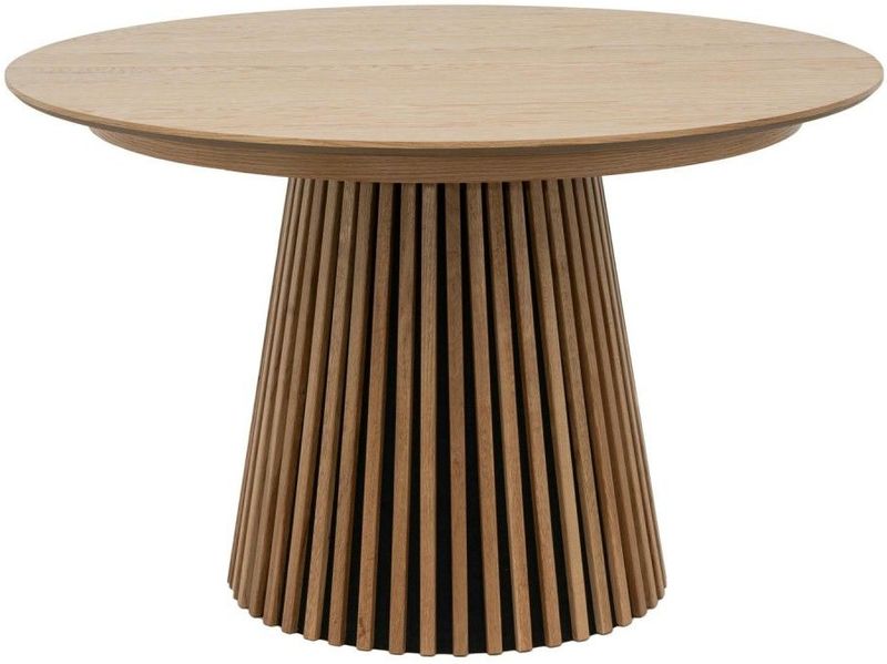 Giga Meubel - Eettafel Svendborg - Uitschuifbaar - Naturel - Ø120-220cm