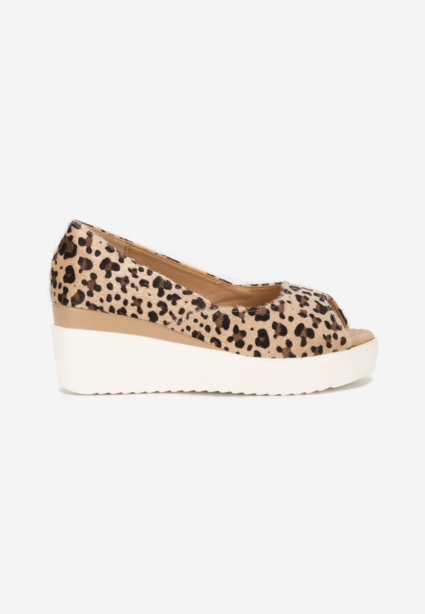 Chaussures à plateforme leopard Luannsa