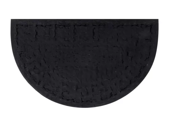 Tapis de porte demi-rond 45x75 cm caoutchouc et fibre de coco