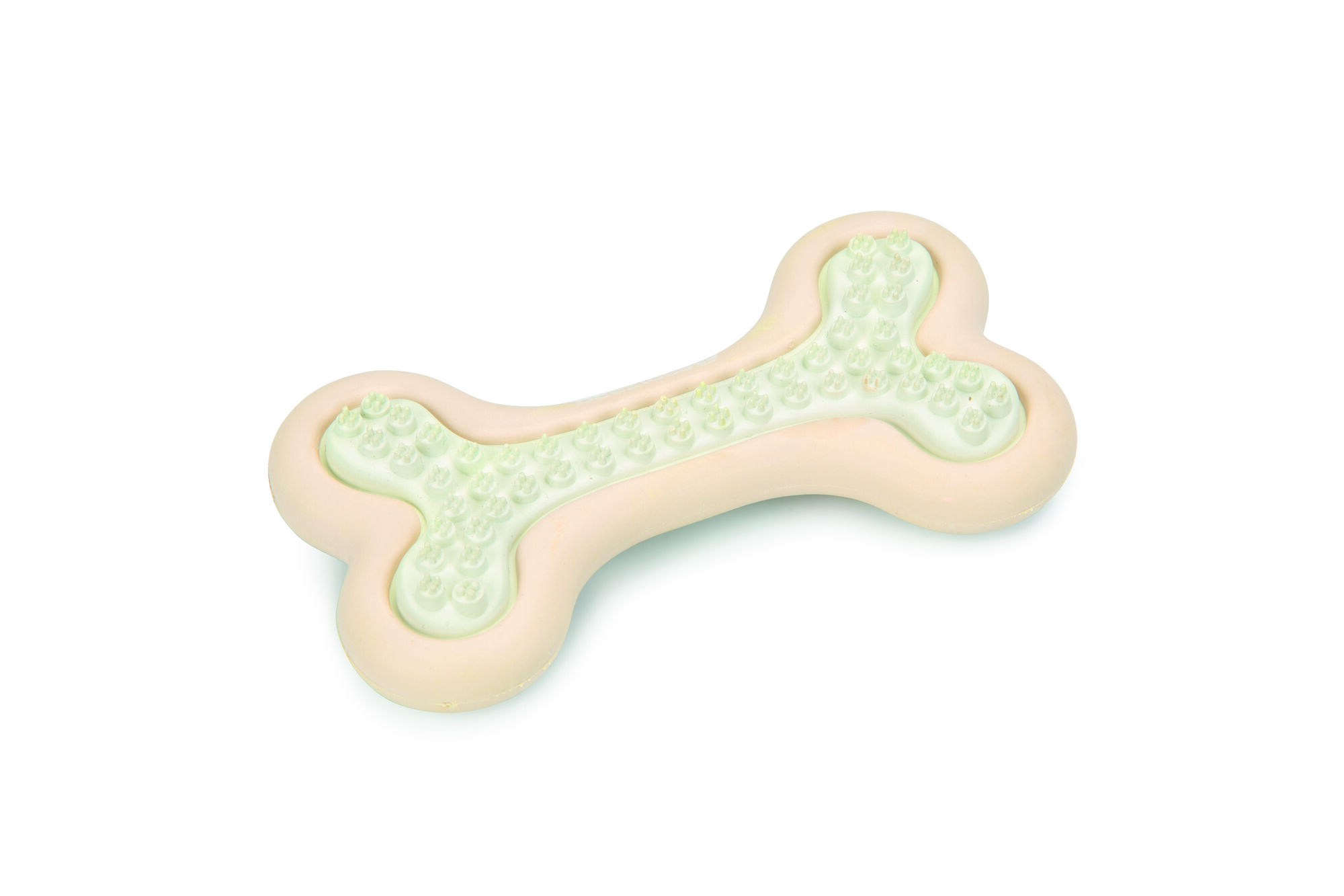 Beeztees Dental bot - Kauwspeelgoed puppy - roze - 18.5x7.5x2 cm