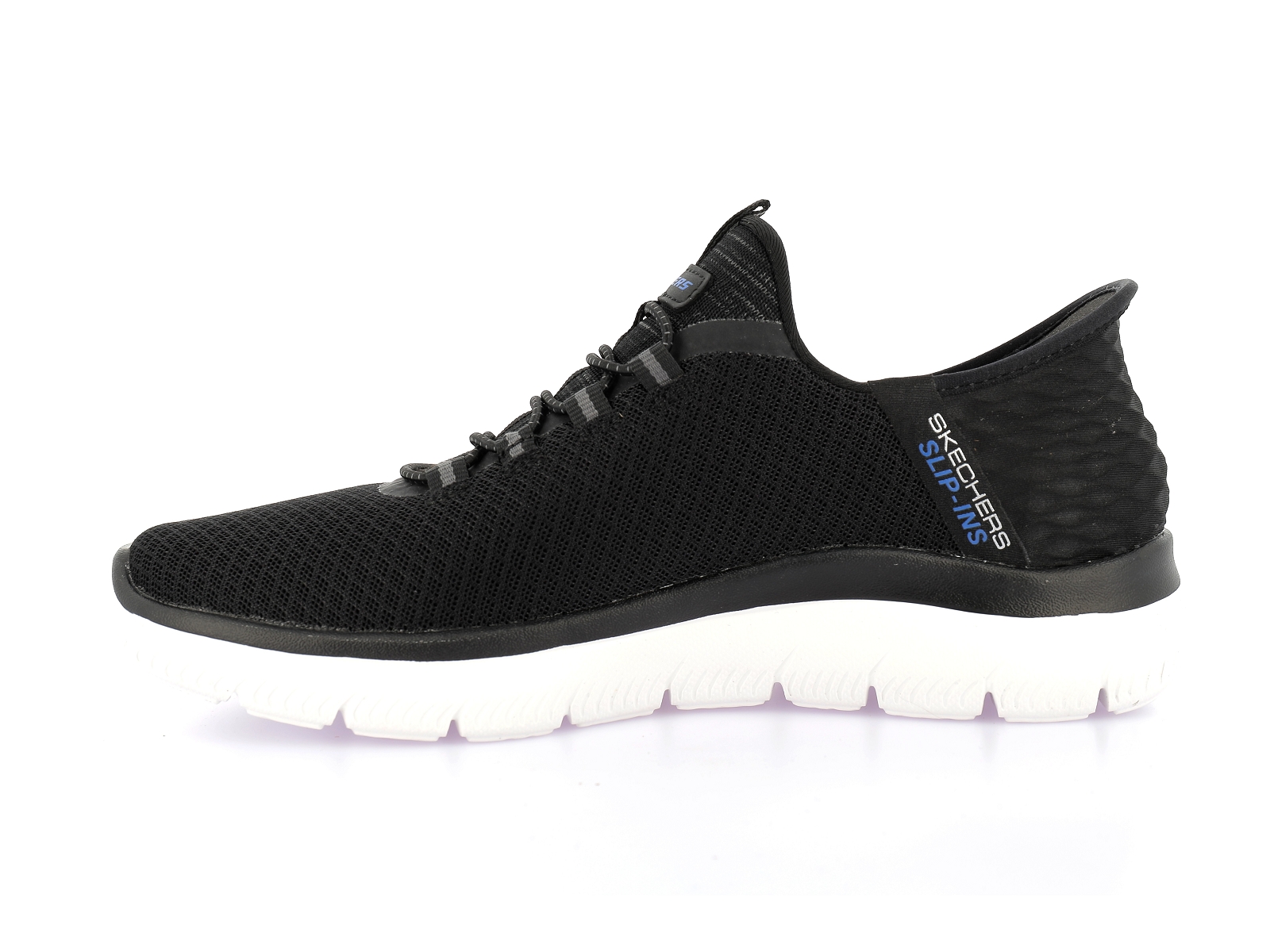 Skechers-SUMMITS SLIPS IN HIGH RAN Matières combinées Noir