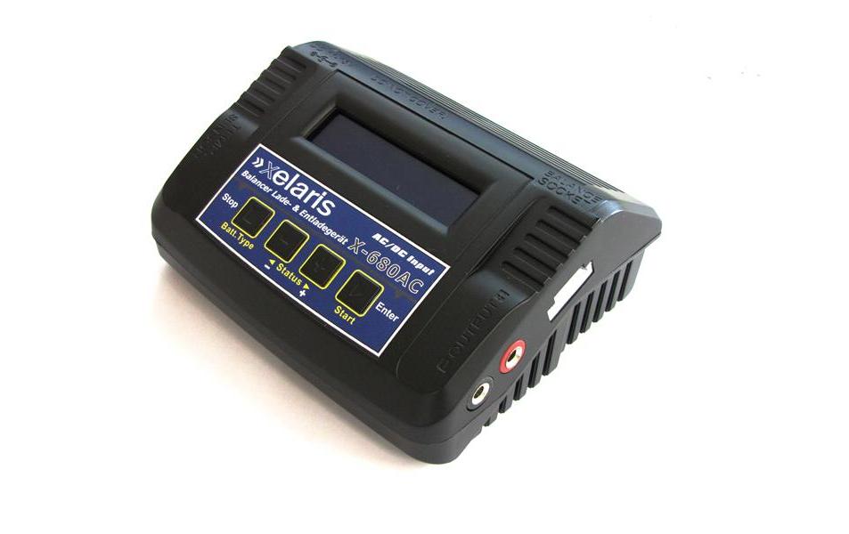 Ladegerät X-680 AC/DC, 6A, 80W, 1-6SLadegerät für 1-6S LiPo Akkus