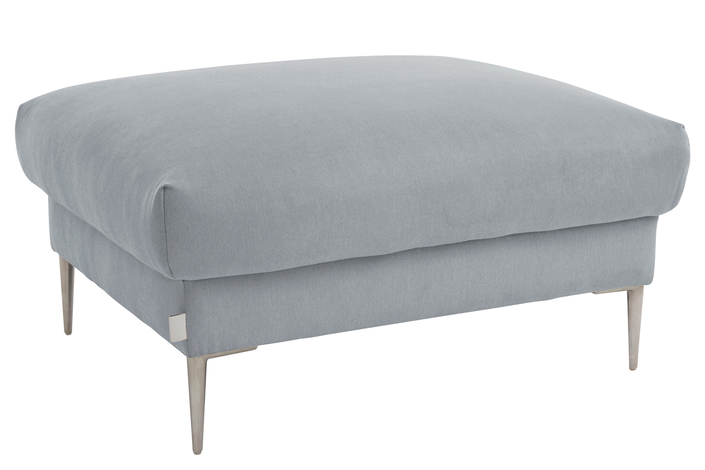TRENDMANUFAKTUR Hocker »Lille, elegant und bequem durch Komfortsitzhöhe 46cm, hoher Fuss«