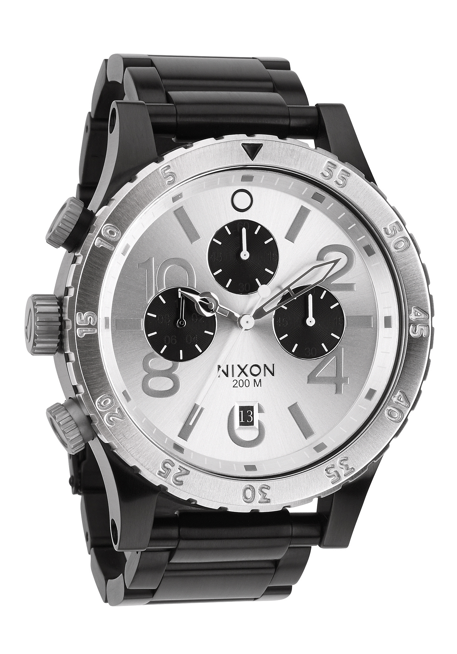 Nixon The 48-20 Chrono Black / Silver A486180