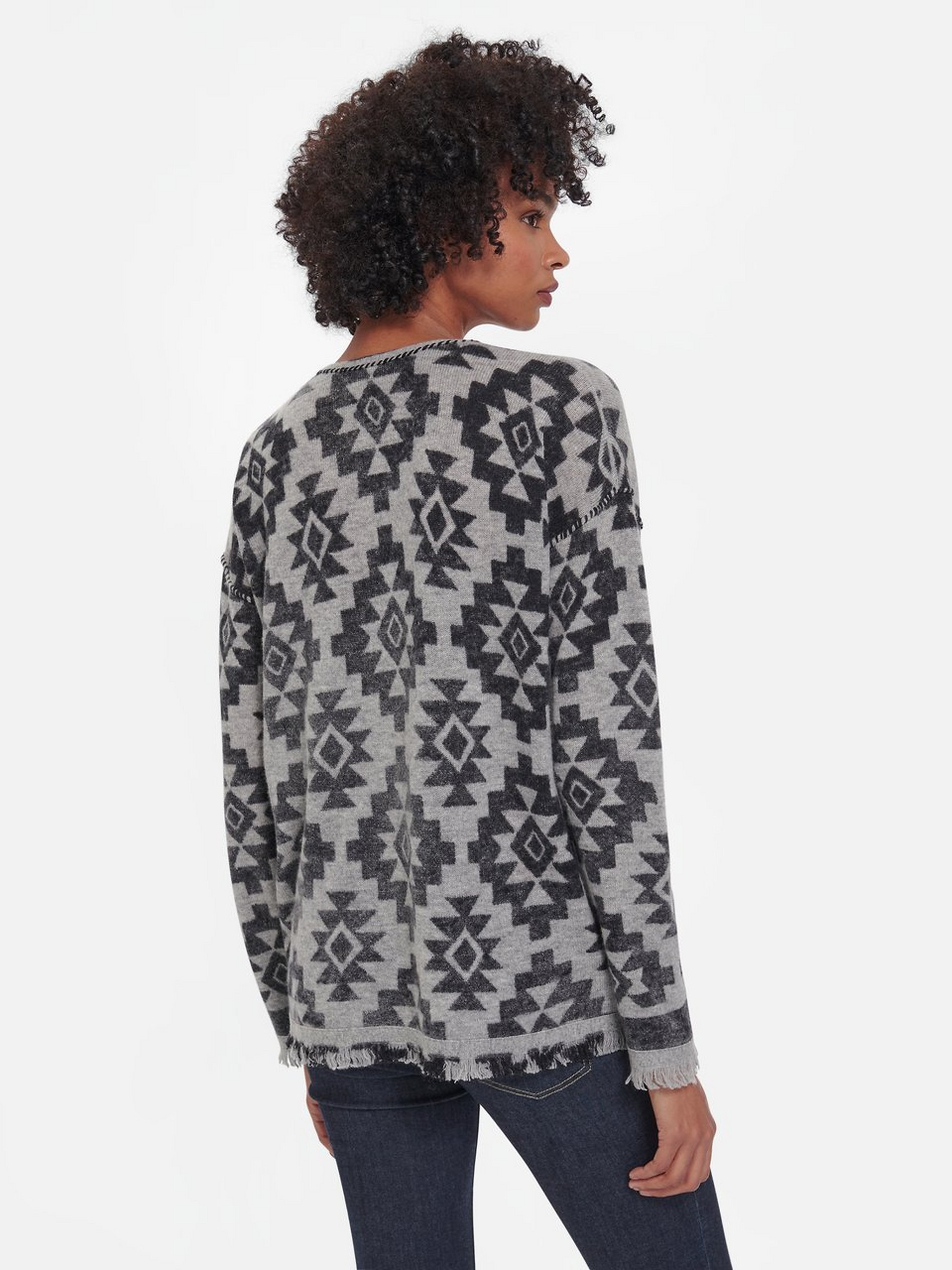 Pullover mit V-Ausschnitt