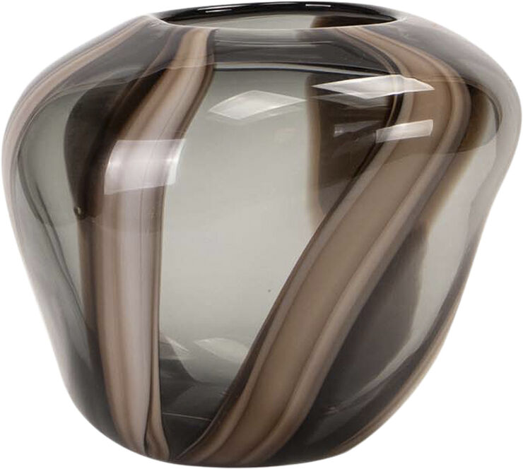 House of Sander Cosmos vase Smoked og brun