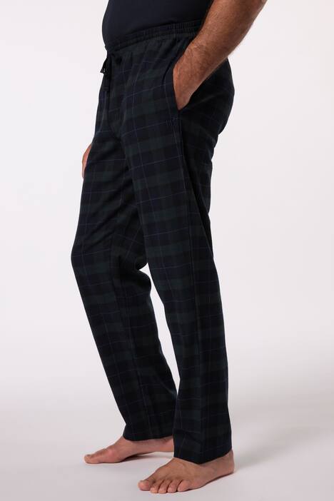 JP 1880 Schlafanzug-Hose, Flanell, Karo, bis 8 XL, dschungel grün | Ulla Popken
