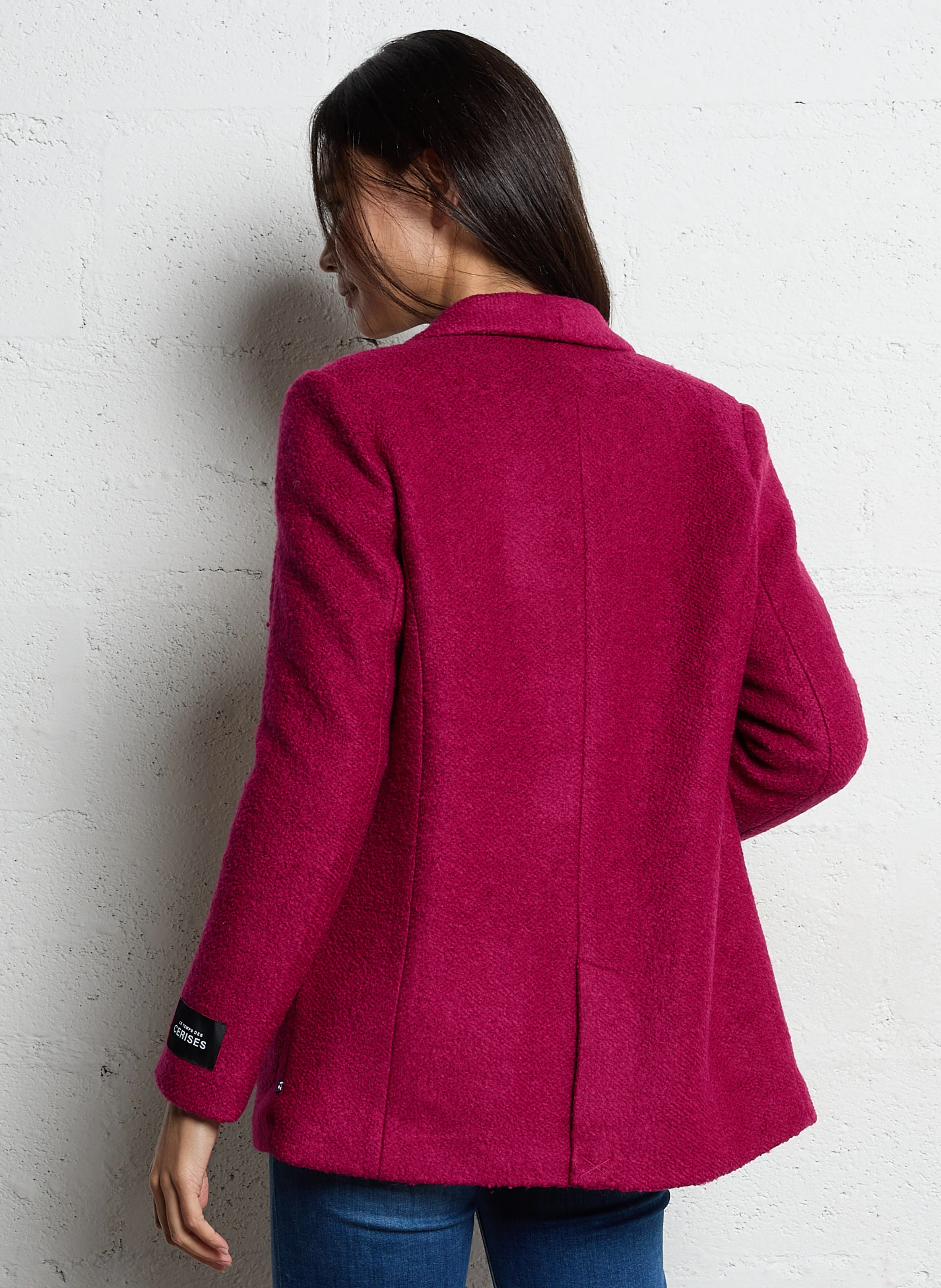 GREDOS - Veste de tailleur droite | Rose
