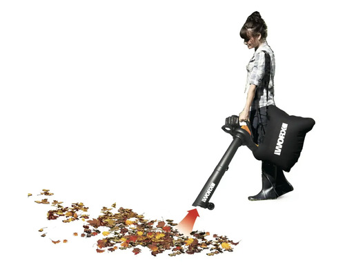 WORX 40V (2 x 20V) 3-in-1 snoerloze bladblazer/-zuiger, 335 km/u / 35 L WG583E.9 + GRATIS bonusartikel: 20V accu WA3644 (4,0Ah)