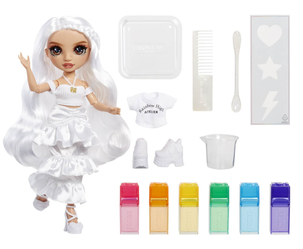 Rainbow High WaterColor & Create NEW Theme Dolls- brown eyes