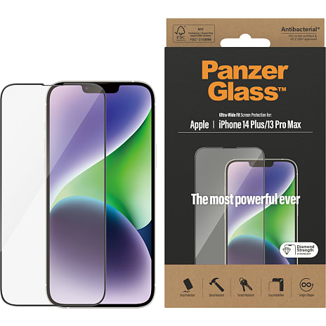 PanzerGlass skærmbeskyttelse iPhone 14 Plus/13 Pro Max