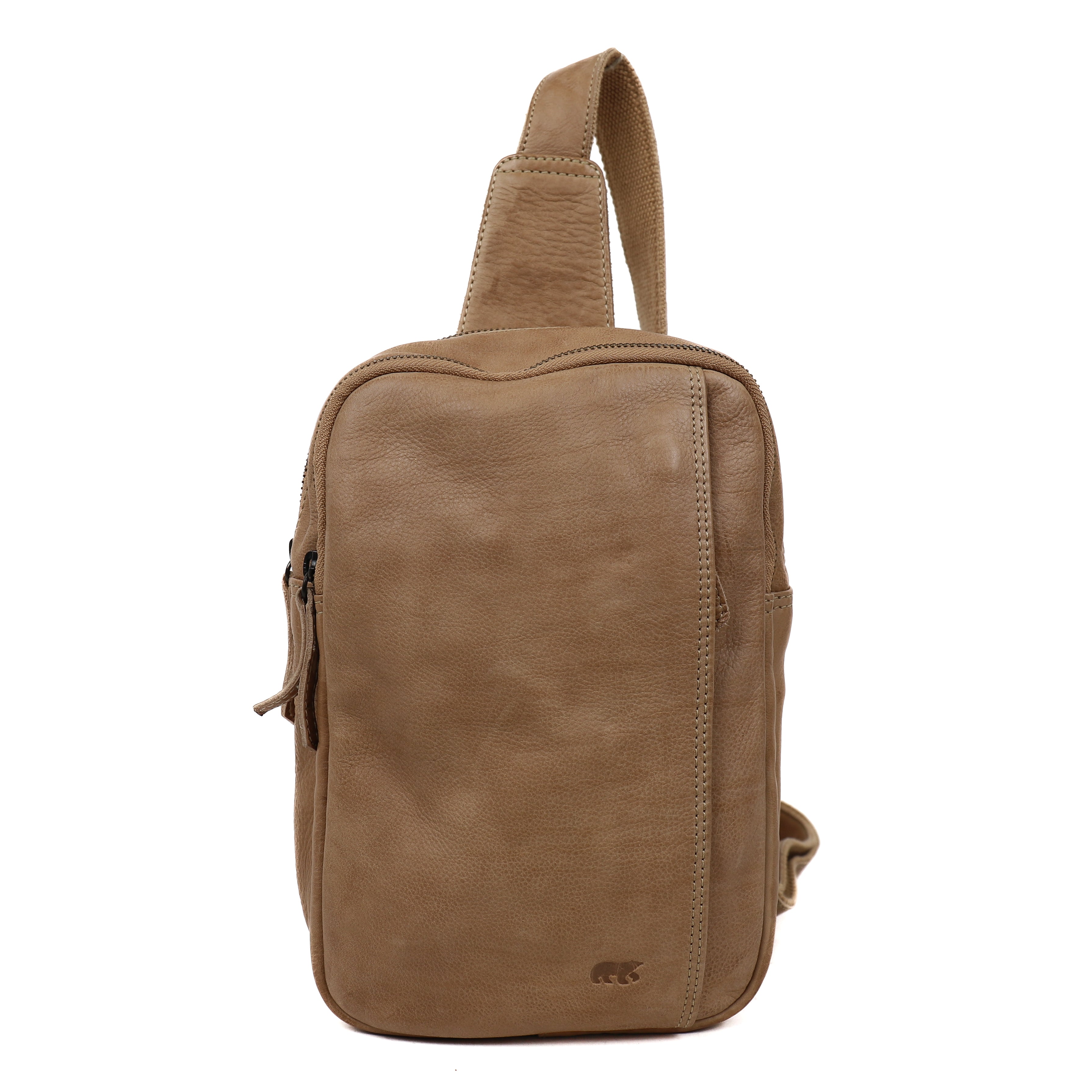 Crossbody tas 'Stefan' beige Beige
