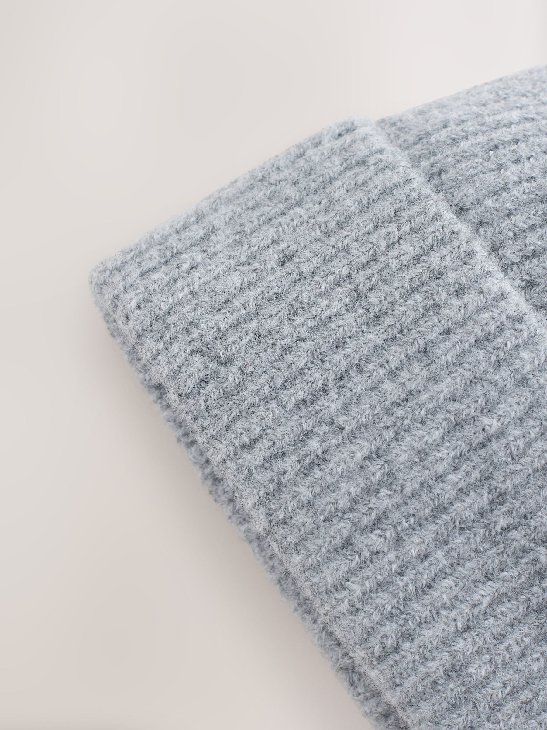 Grijs - Bow Detail Beanie