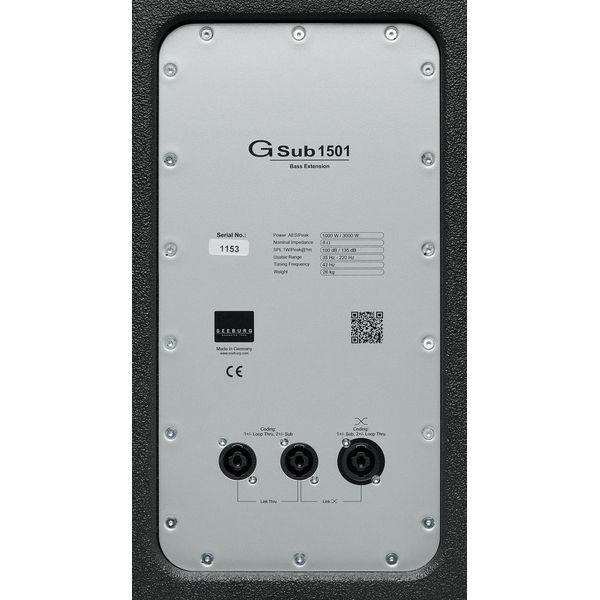 Seeburg Acoustic Line G Sub 1501