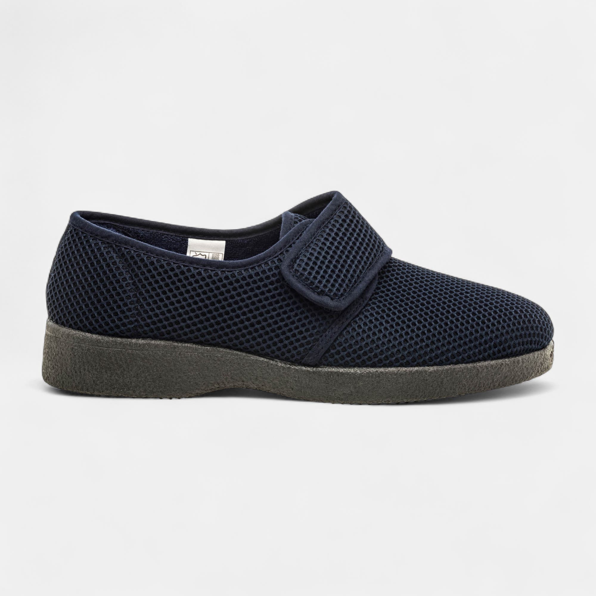 Pantoufles attaches velcros Homme bleu marine