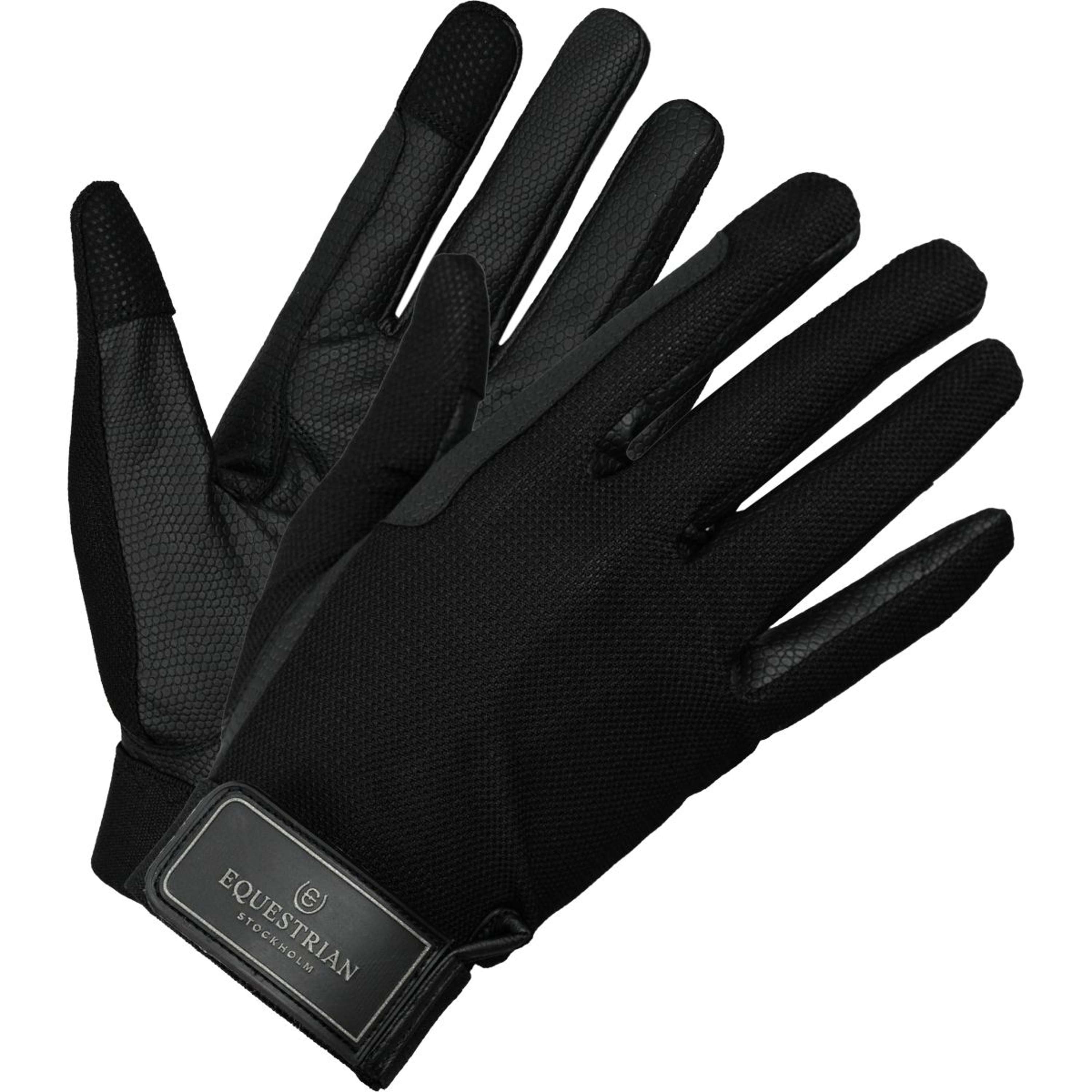 Equestrian Stockholm Rijhandschoenen Summer Black Edition