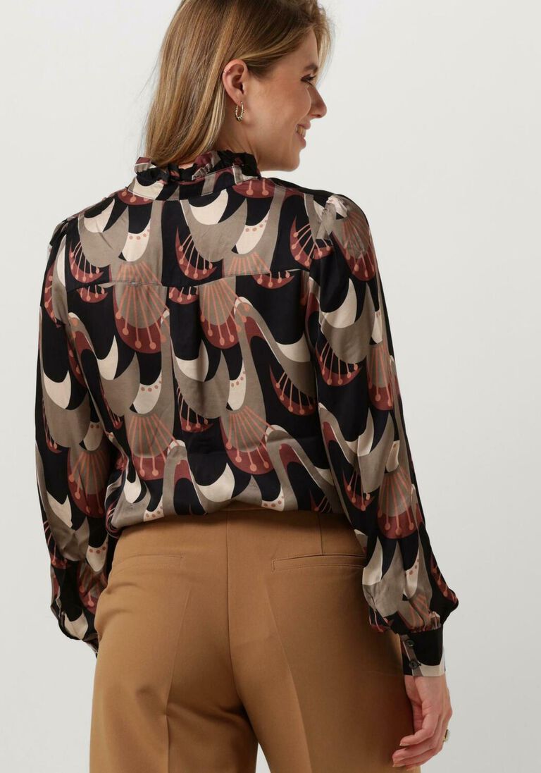SUMMUM multi summum blouse blouse abstract peacock