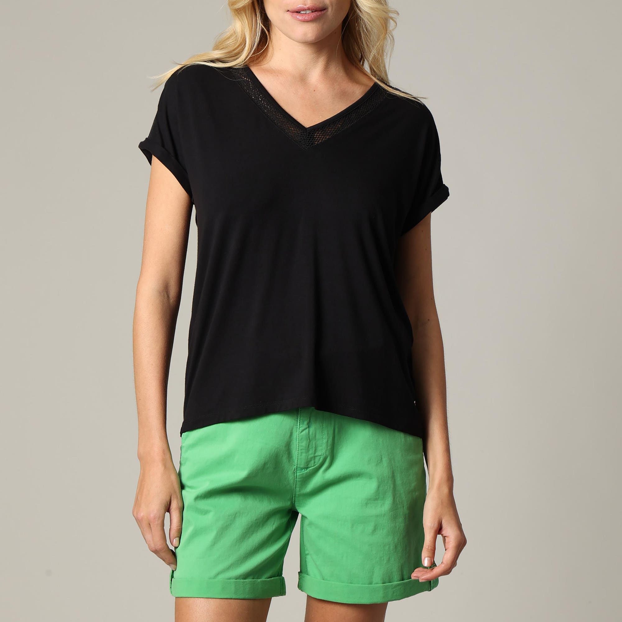 T-shirt Femme noir