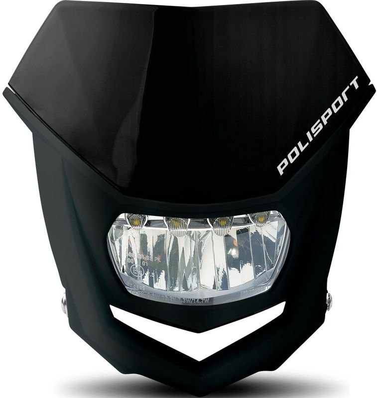 POLISPORT - OFF ROAD Halo - LED-koplamp - Zwart - Duurzaam