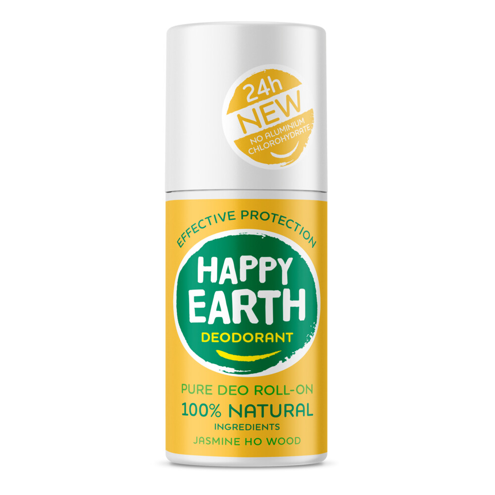 Happy Earth 100% Natuurlijke Deodorant Roller Jasmine Ho Wood75 ml