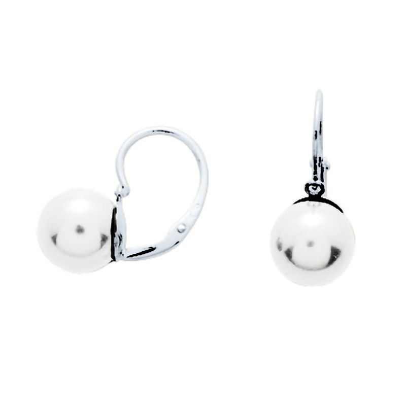 Boucles d'oreilles femme - perle - Or 18 Carats