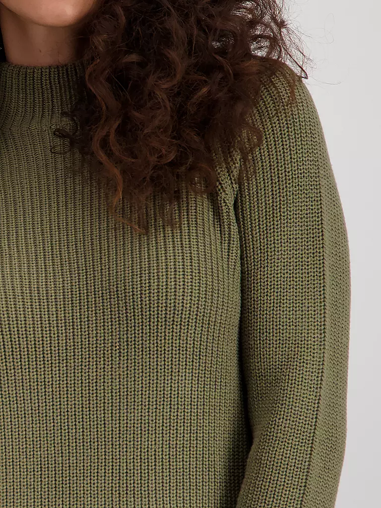 MONARI Rollkragenpullover  olive