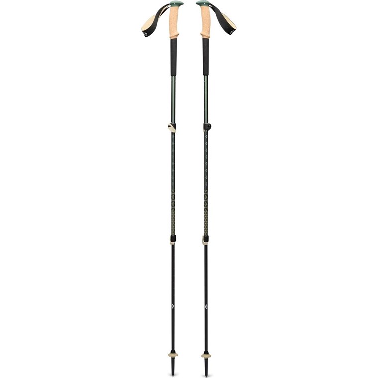 Black Diamond Trail Cork TrekkingPoles Laurel Green