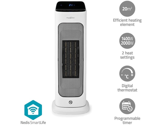 NEDIS - Radiateur soufflant HTFA20WTW