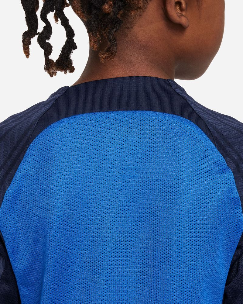 Maillot de football Nike Strike III Bleu Royal pour enfant
