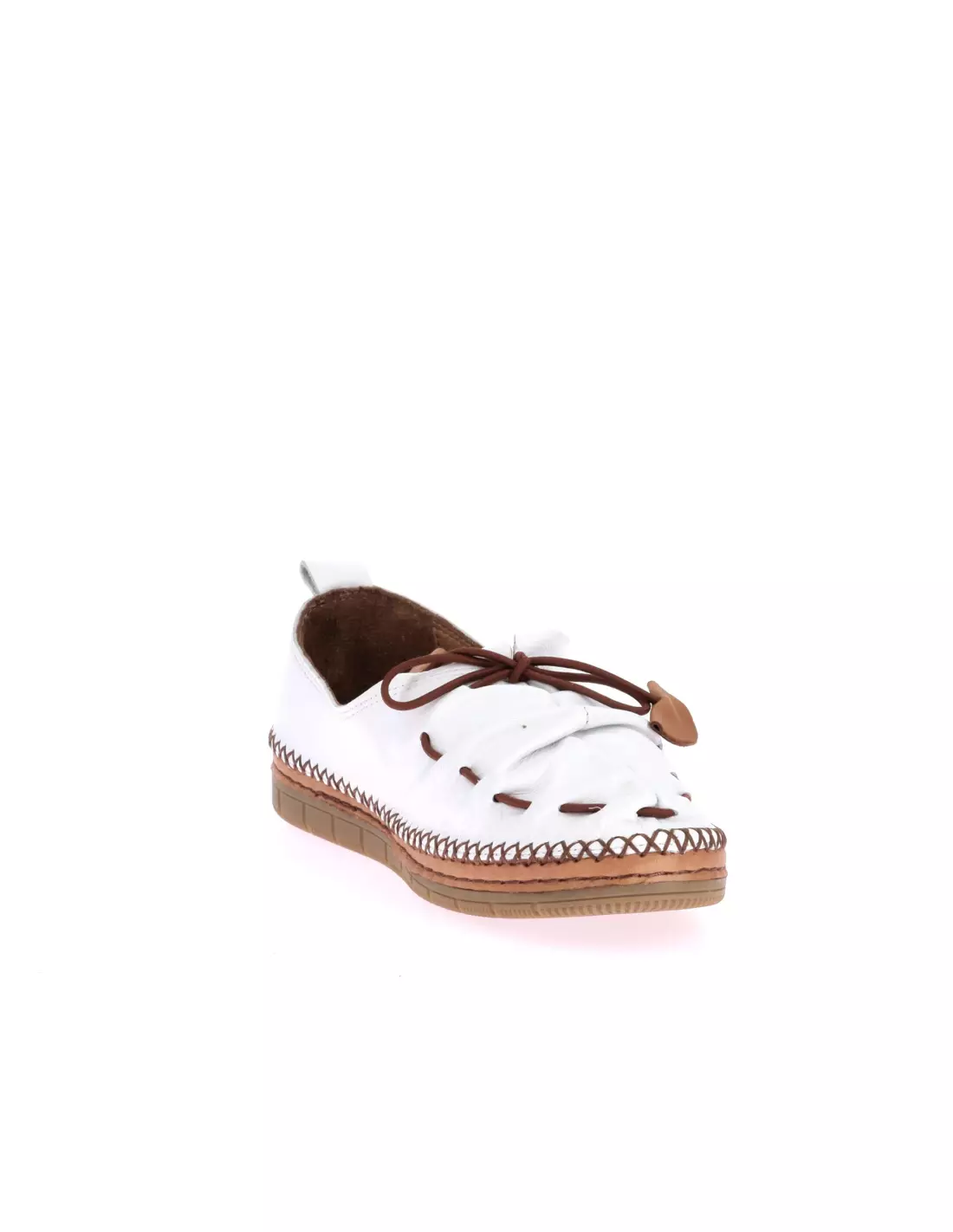 SOFT & FLEX 077.213.704 - Mocassins & bateaux WHITE-COCONUT