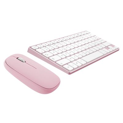 T'nB iClick - ensemble clavier sans fil et souris sans fil - rose