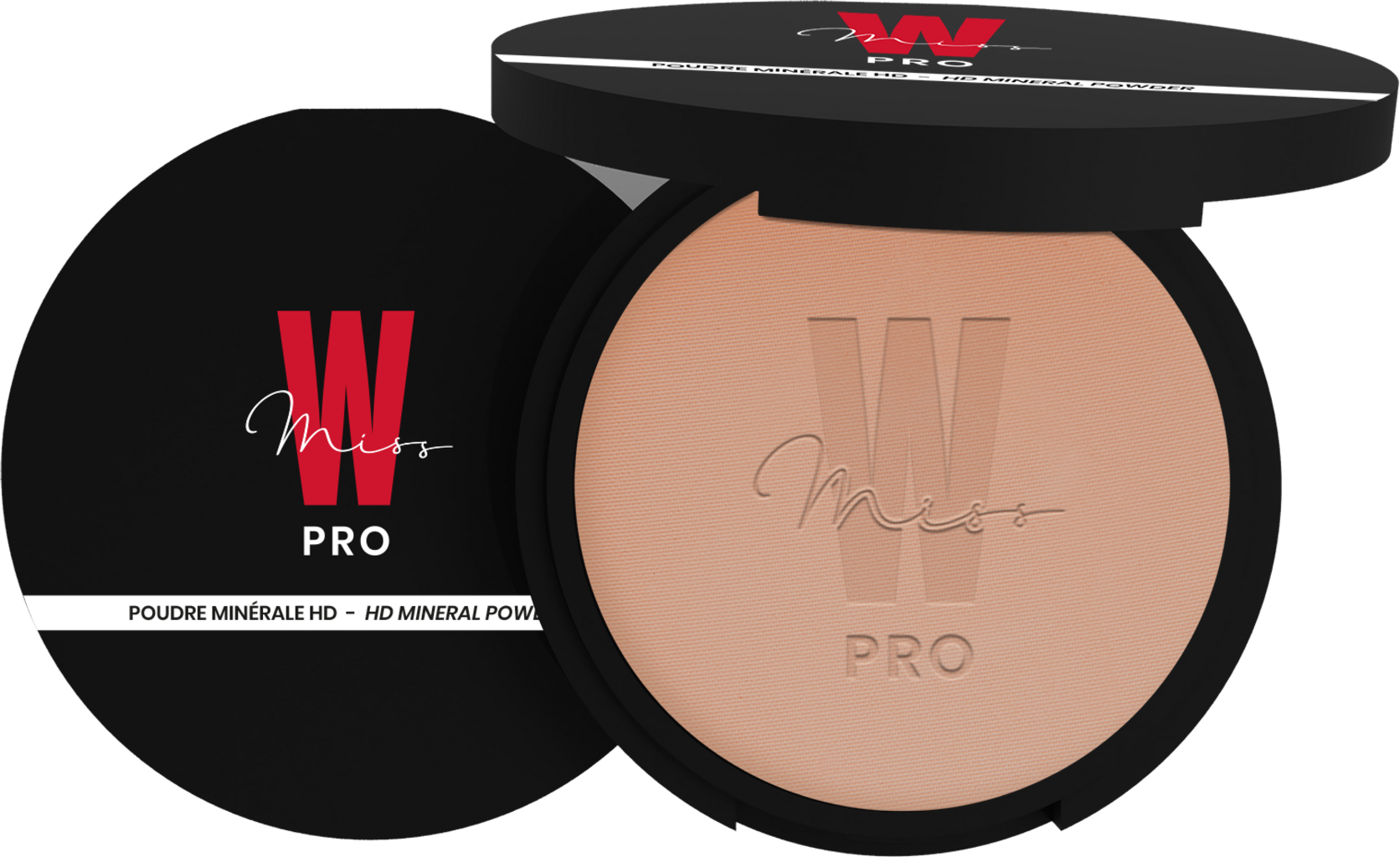 Miss W PRO  HD Mineral Powder, 10 Light Beige (7,50 g)