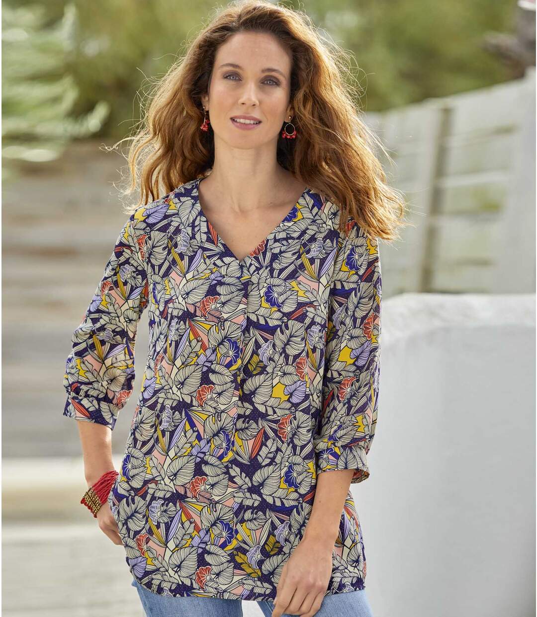 Blouse Fluide Imprimée